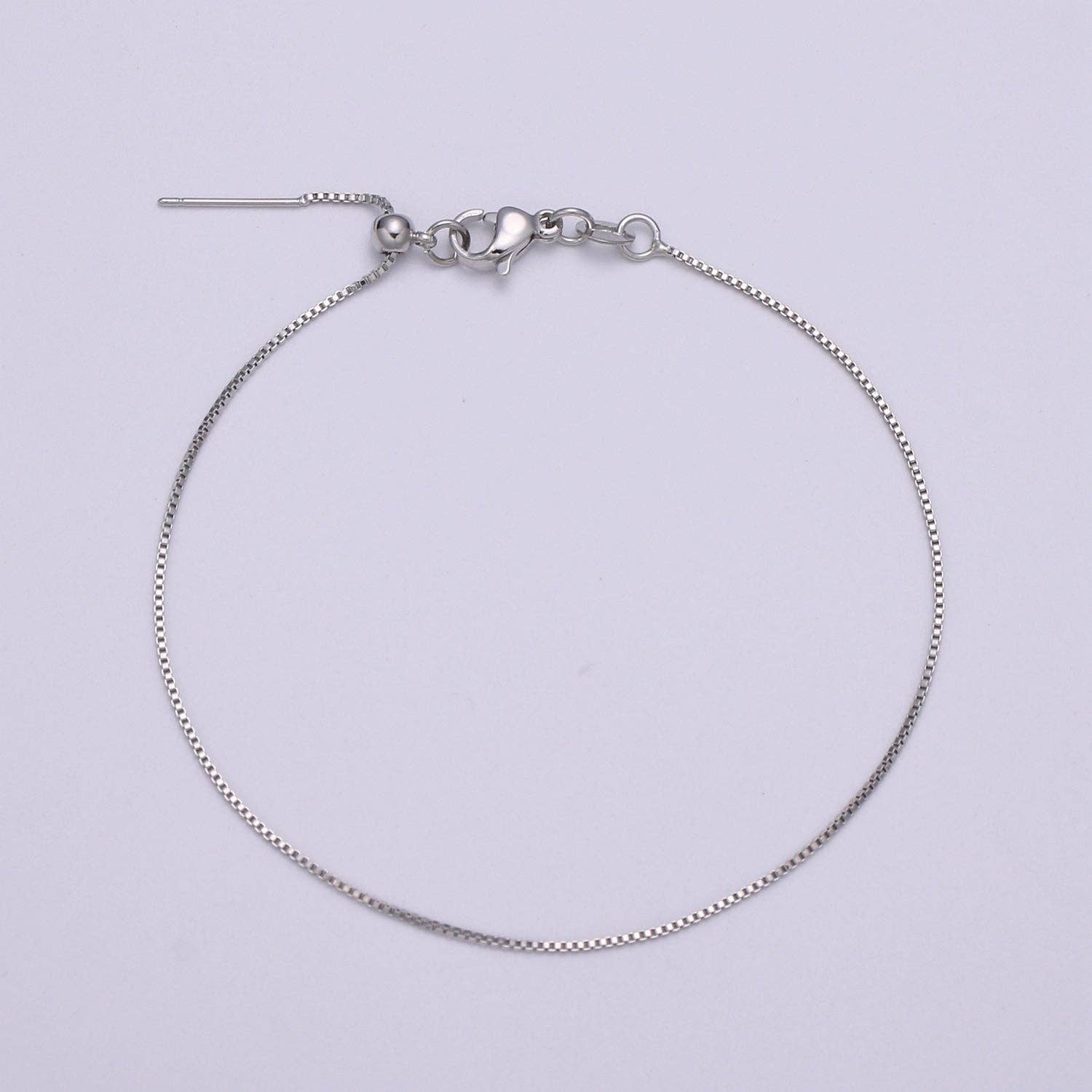 Gold Filled 8.5 long Chain with Lobster Clasp For DIY Jewelry Making Bracelet Anklet  L-206~L-209: Gold