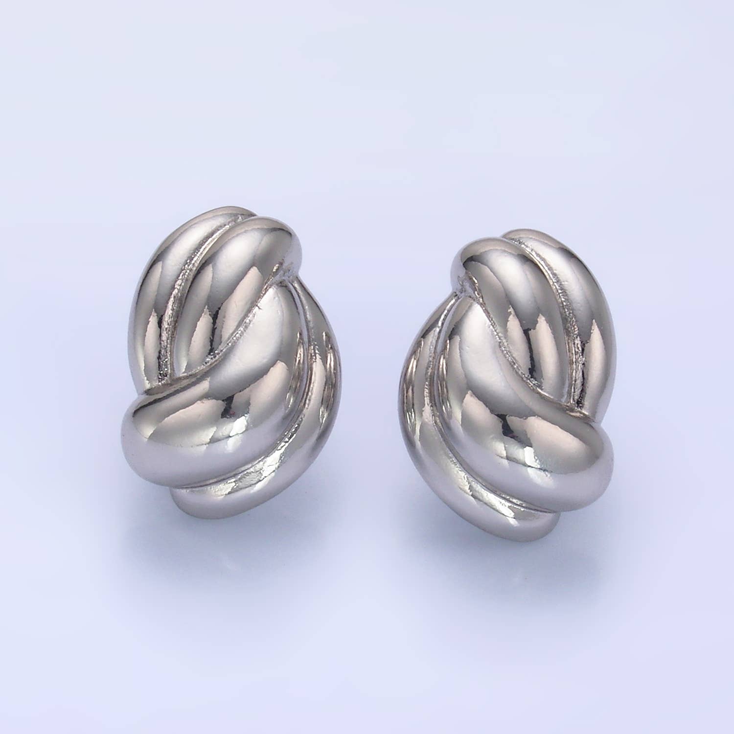 24K Gold Filled Tied Knot Stud Earrings | V228 V244 : Gold