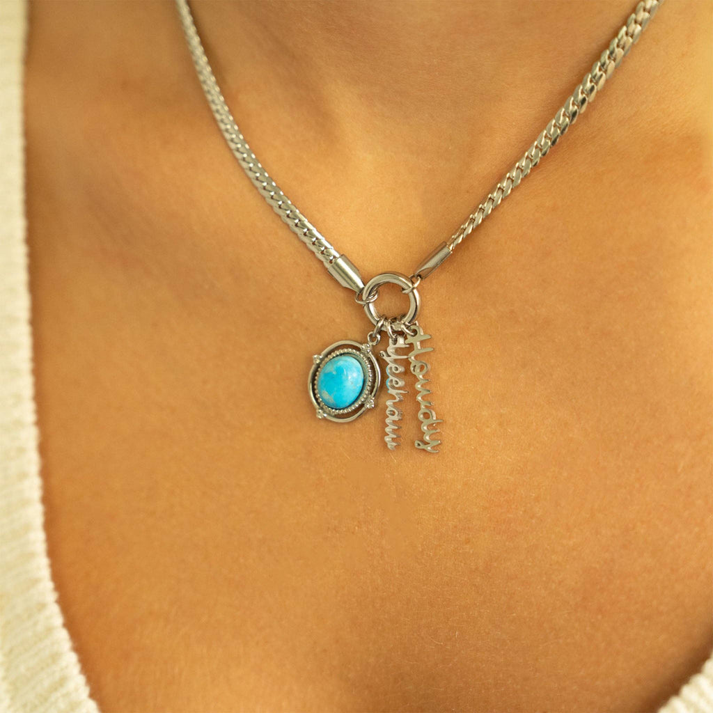 18K Gold PVD Stainless Steel Yeehaw Charm: Gold