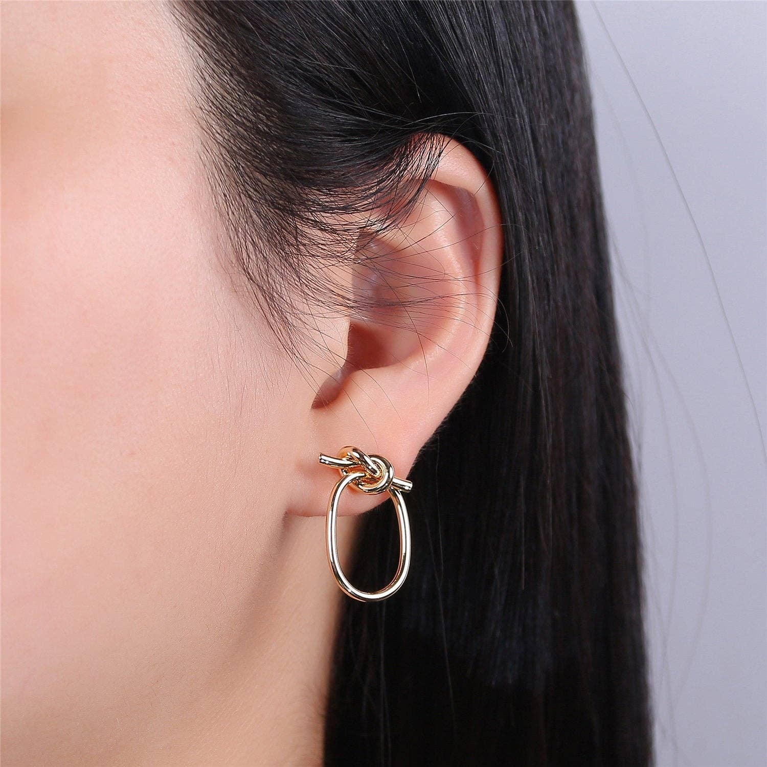 15x30mm 1 Pair of 14K Gold Filled Twist Hoop Tiny Hoop Earri