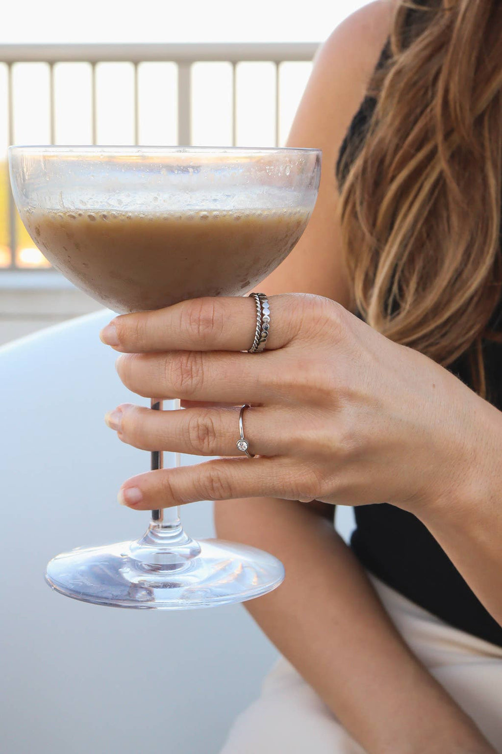 Stainless Steel Braided Stacking Ring - Hypoallergenic: Gold / 6