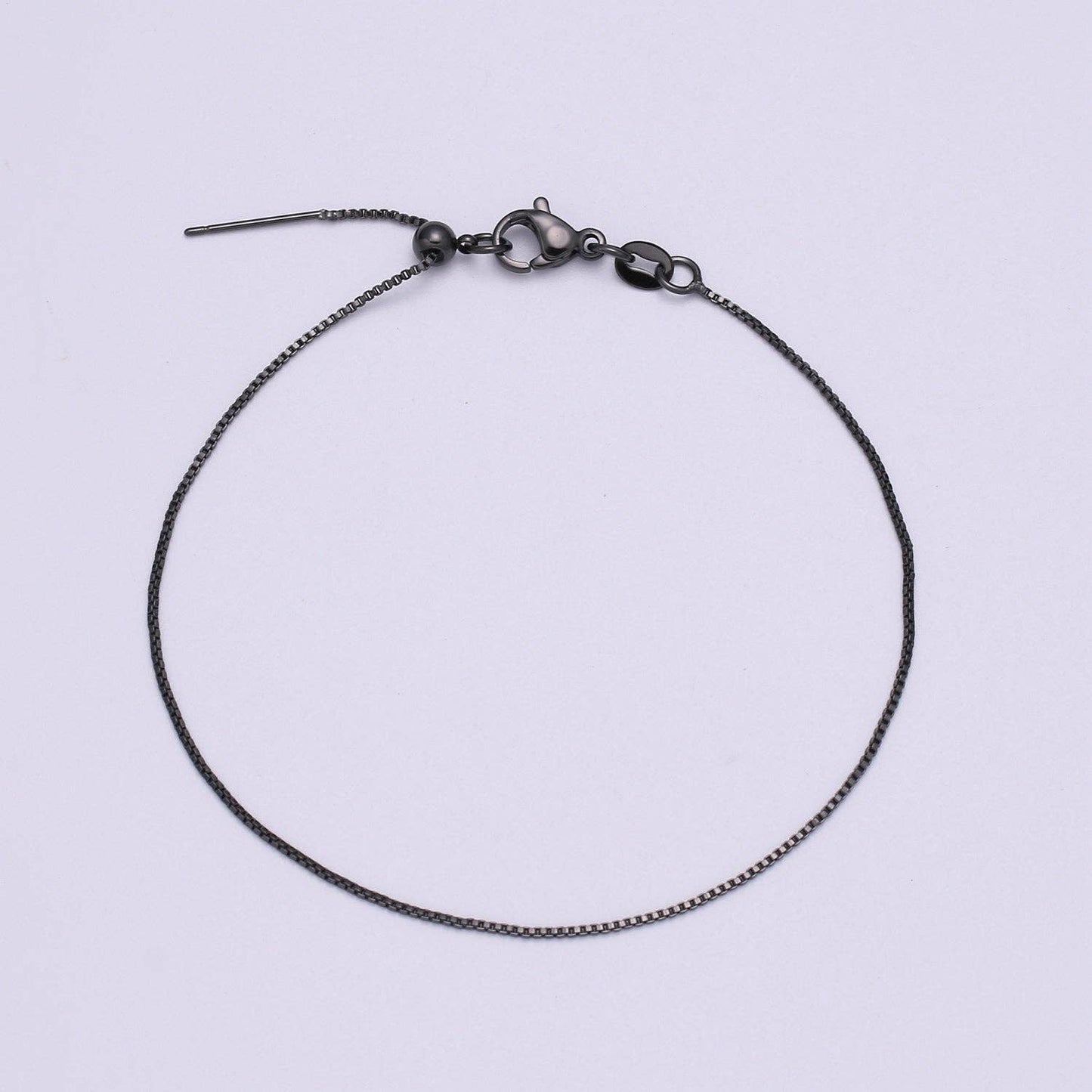 Gold Filled 8.5 long Chain with Lobster Clasp For DIY Jewelry Making Bracelet Anklet  L-206~L-209: Gold