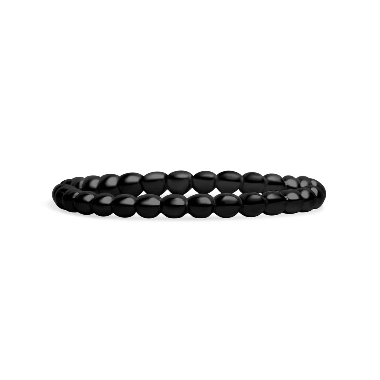 Stainless Steel Beaded Spacer Ring: Gold / 6